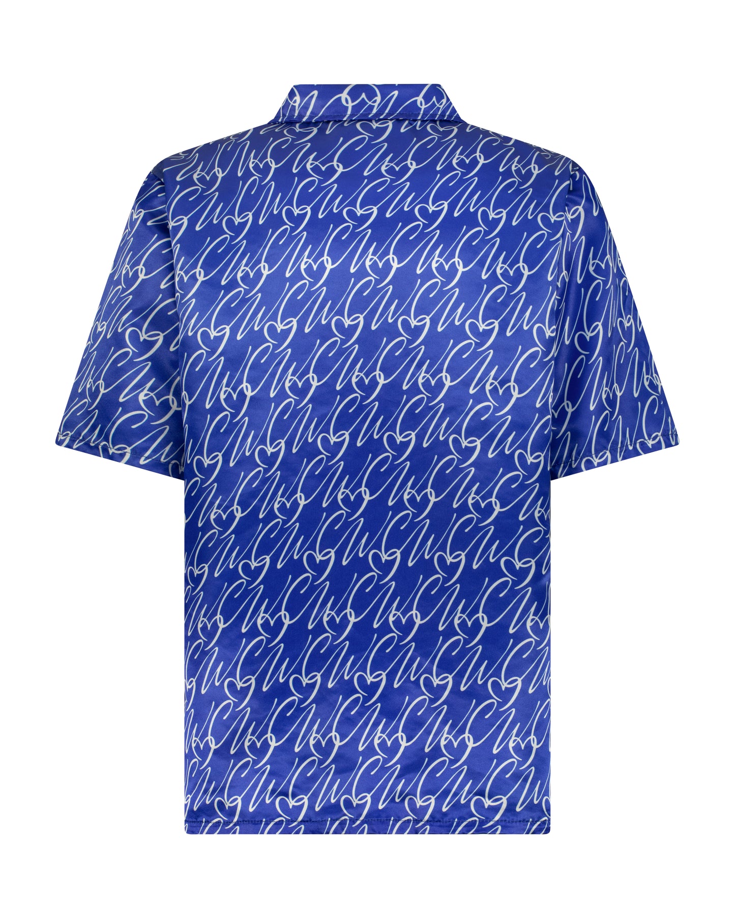 Nipsey Blue Silk Shirt & Shorts Set