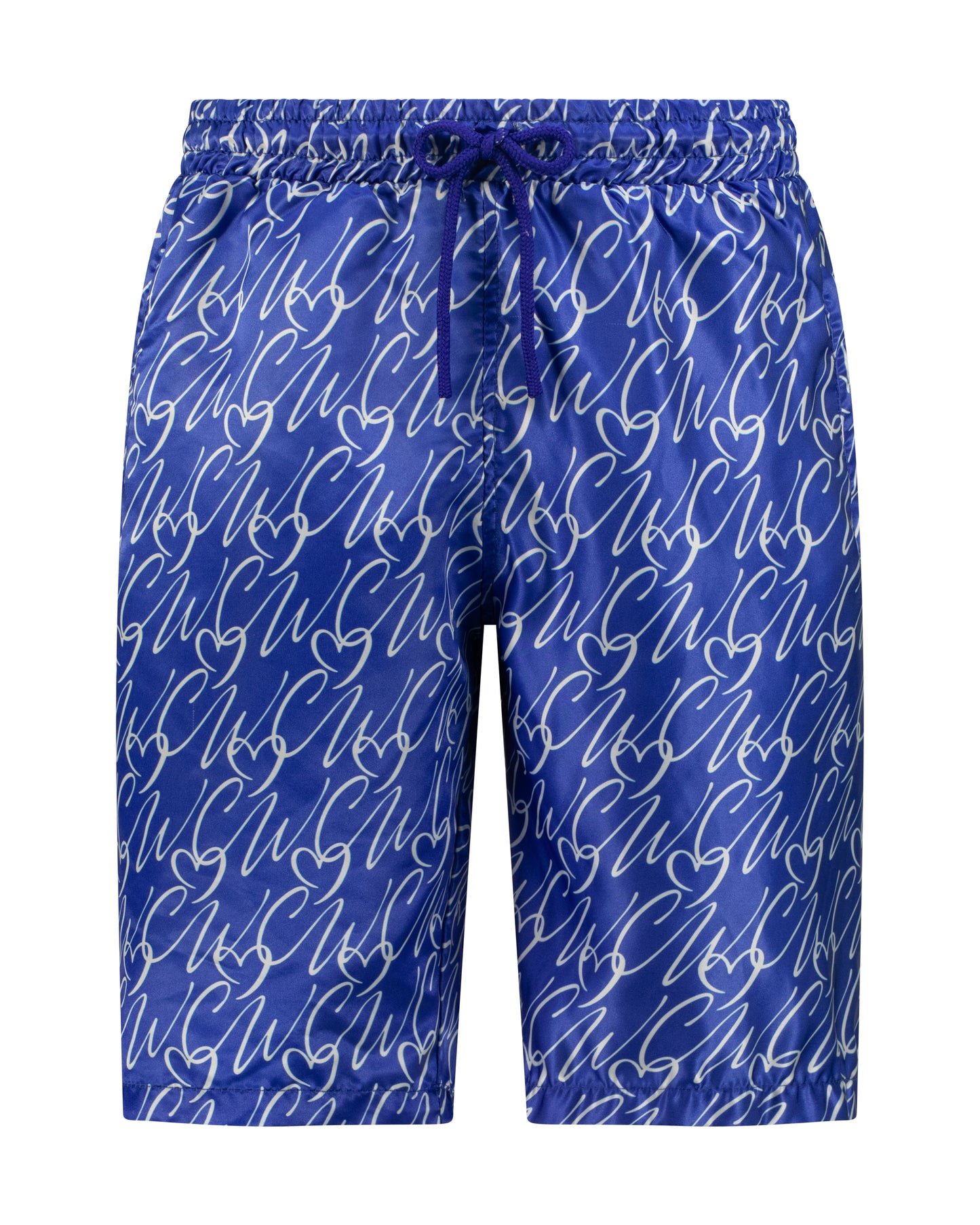 Nipsey Blue Silk Shirt & Shorts Set