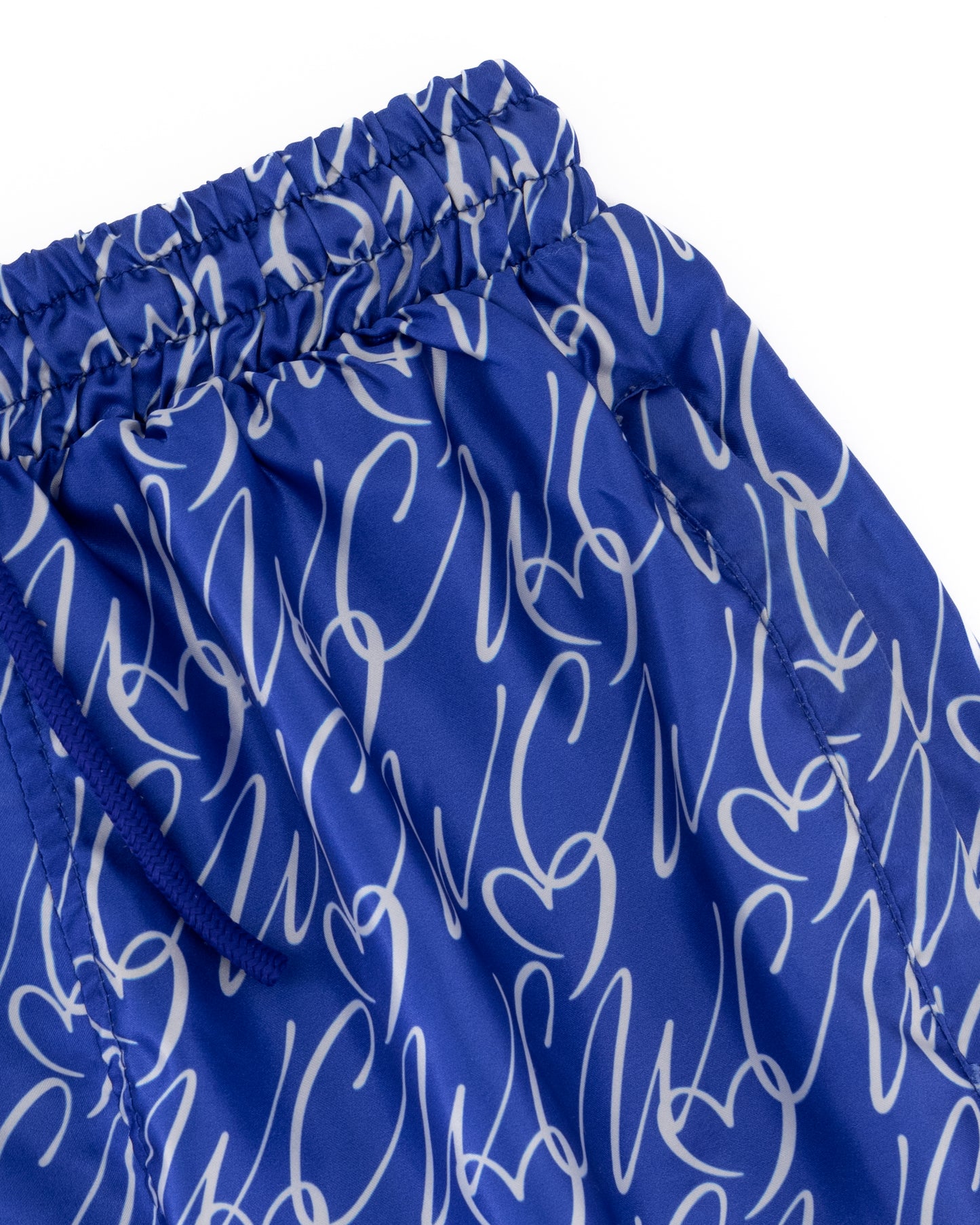 Nipsey Blue Silk Shirt & Shorts Set